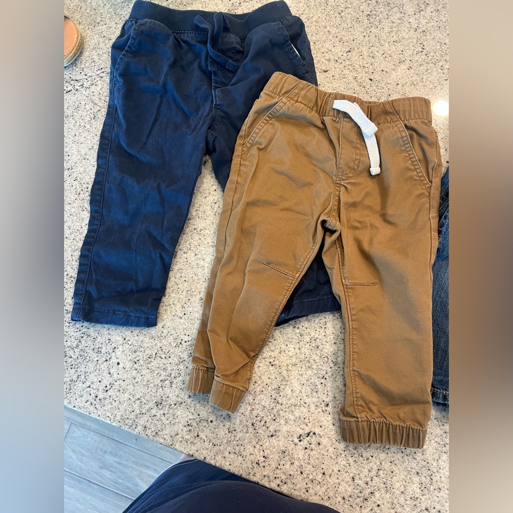 Baby toddler boy bundle pants joggers and bodysuit 12-18 months - Picture 3 of 8